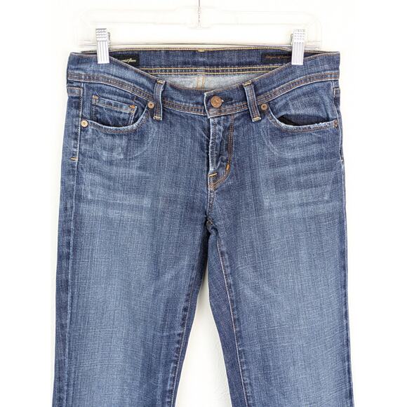 Citizens of Humanity Jeans Denim Ingrid Low Rise Flare Y2K Designer Blue Size 29 - Picture 3 of 15